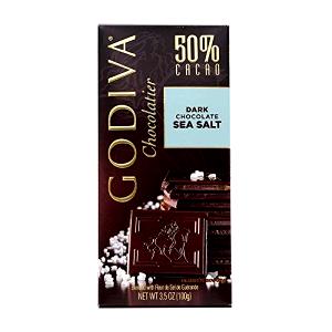 4 blocks (40 g) Dark Chocolate Sea Salt