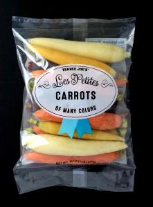 4 carrots (3 oz) Les Petites Carrots of Many Colors
