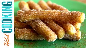 4 churros with cinnamon sugar (70 g) Sweet Creme Filled Churros