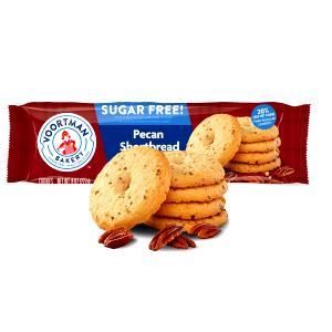 4 cookies (28 g) Sugar Free Pecan Shortbread Cookies