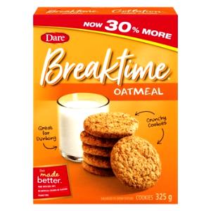 4 cookies (30 g) Breaktime Oatmeal Cookies