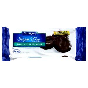4 Cookies Fudge Dipped Mint Cookie, Sugar Free