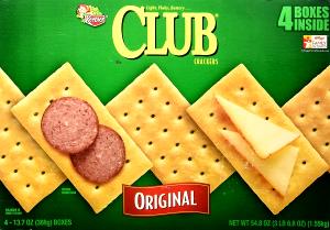 4 crackers (14 g) Original Clubhouse Crackers