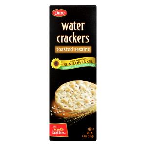 4 crackers (15 g) Organic Sesame Water Crackers