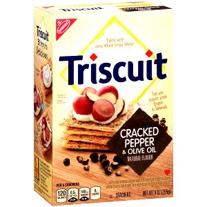 4 crackers (19 g) Triscuit Cracked Pepper & Olive Oil