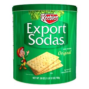 4 crackers (26 g) Sodas Crackers