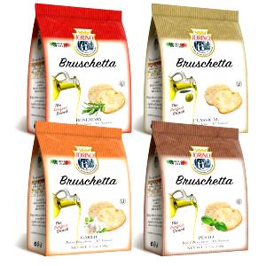 4 crackers (28 g) Party Crackers - Mediterranean Bruschetta