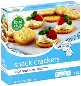 4 Crackers Club Cracker, Lower Sodium
