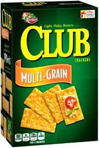 4 Crackers Club Cracker, Multi-Grain