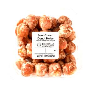 4 donut holes (56 g) Glazed Sour Cream Donut Holes
