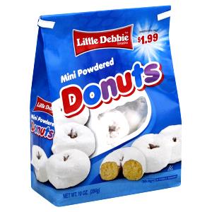 4 donuts (53 g) Mini Powdered Donuts