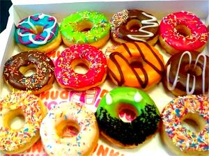 4 donuts Orange Mini Donuts