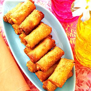 4 Egg Rolls Egg Rolls. Miniature