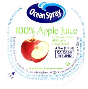 4 Fl Oz Apple Juice