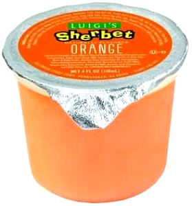 4 Fl Oz Sherbet, Orange