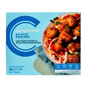 4 meatballs (60 g) Extra Lean Turkey Meatballs