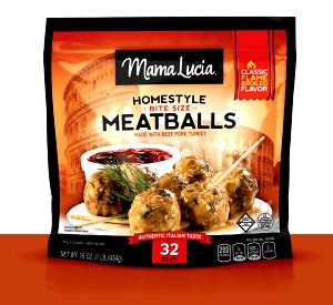 4 meatballs (85 g) Homestyle Beef & Pork Meatballs