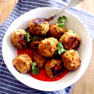 4 meatballs (85 g) Spicy Red Pepper Chicken Meatballs