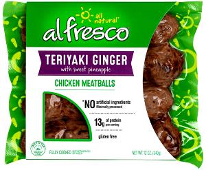 4 meatballs (85 g) Teriyaki Ginger Chicken Meatballs