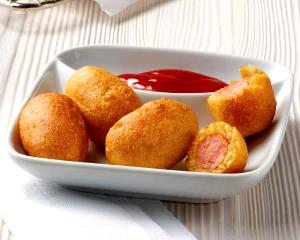4 mini dogs (76 g) Mini Corn Dogs