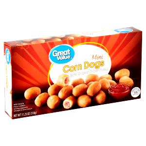 4 mini dogs (76 g) Mini Veggie Corn Dogs
