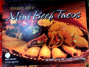 4 mini tacos (79 g) Mini Beef Tacos