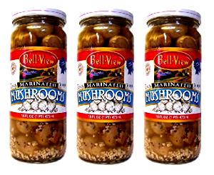 4 mushrooms (1 oz) Gourmet Marinated Mushrooms