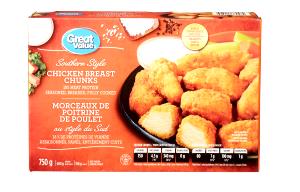 4 nuggers (96 g) Chicken Breast Chunks