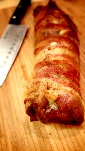 4 oz (112 g) Bacon Wrapped Pepper Jack Cheese Stuffed Pork Tenderloin