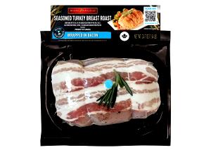4 oz (112 g) Bacon Wrapped Turkey Breast Roast