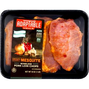 4 oz (112 g) Boneless Pork Loin Chops Smokey Mesquite