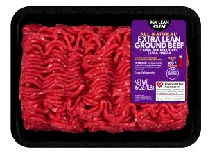 4 oz (112 g) Butcher Shop Ground Beef (96/4)