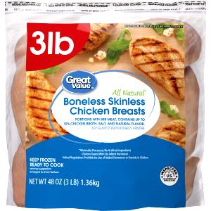 4 oz (112 g) Frozen Boneless Skinless Chicken Breast