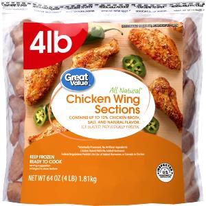 4 oz (112 g) Frozen Chicken Wings