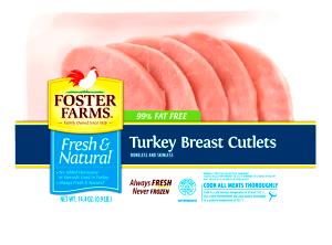 4 oz (112 g) Lean Turkey Breast Cutlets