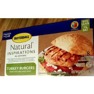4 oz (112 g) Natural Inspirations Turkey Burger