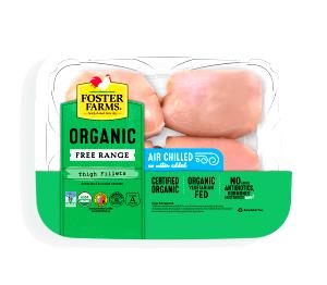 4 oz (112 g) Organic Chicken Thighs Boneless & Skinless