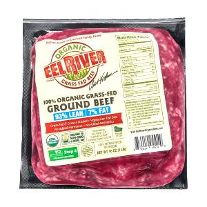 4 oz (112 g) Organic Grass Fed Ground Beef