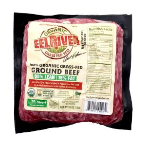 4 oz (112 g) Organic Ground Beef (85/15)