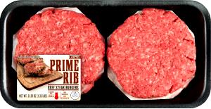 4 oz (112 g) Prime Rib Beef Patties