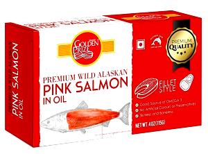 4 oz (112 g) Wild Alaskan Pink Salmon Fillets