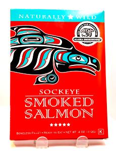 4 oz (112 g) Wild Alaskan Sockeye Salmon Boneless Fillet
