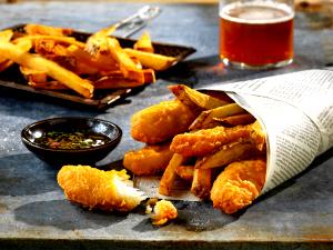 4 oz (113 g) Bass Pale Ale Battered Cod Strips