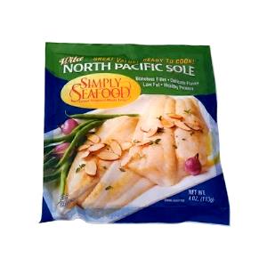 4 oz (113 g) North Pacific Sole