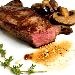 4 oz (113 g) N.Y. Strip Bison Steaks