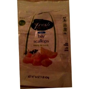 4 oz (113 g) Raw Bay Scallops
