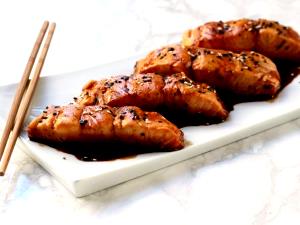 4 oz (113 g) Salmon in Teriyaki Sauce