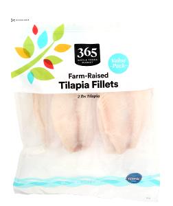 4 oz (113 g) Tilapia Fillets (Frozen)