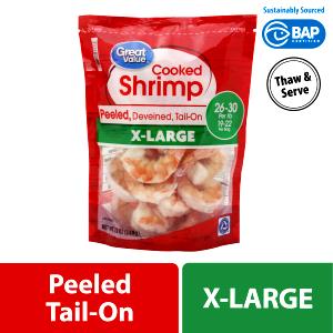 4 oz (113 g) Uncooked Jumbo Shrimp