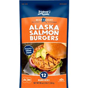 4 oz (113 g) Wild Alaskan Salmon Burgers